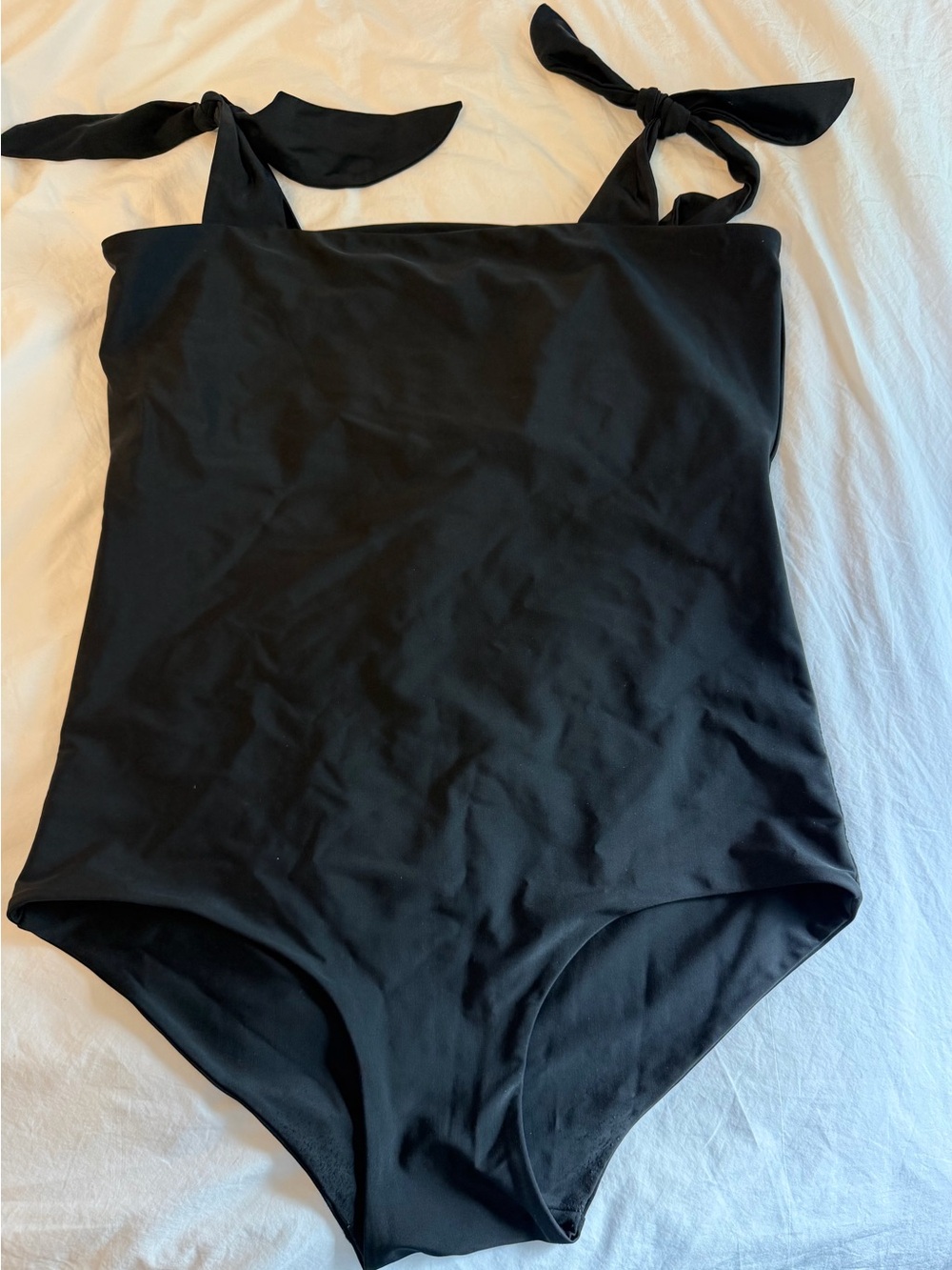 Saint Somebody “Come As You Are” One-Piece Swimsuit in classic black.